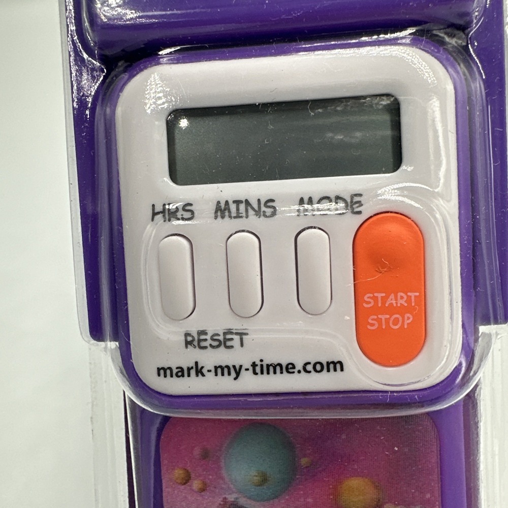 Mark-My-Time Digital Bookmark LED Book Light Timer 3D Planets - Picture 4 of 5